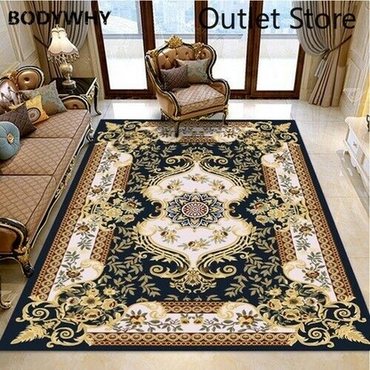 Europe Nodric Carpets Room Carpet Flower Sofa Rug Floor Mat Palace Soft Rugs ##