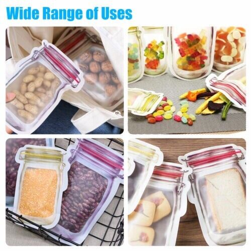 Recipientes Flexibles De Silicona Frascos Contenedores Envases De Alimento 10Pcs