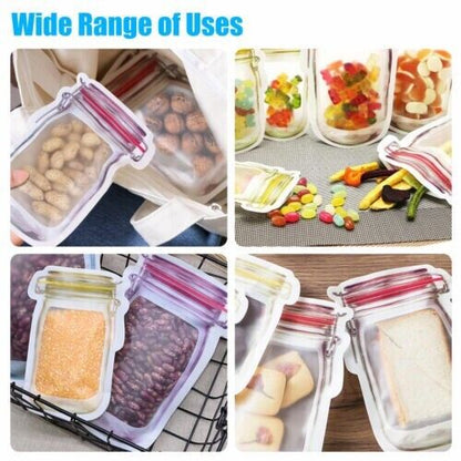 Recipientes Flexibles De Silicona Frascos Contenedores Envases De Alimento 10Pcs