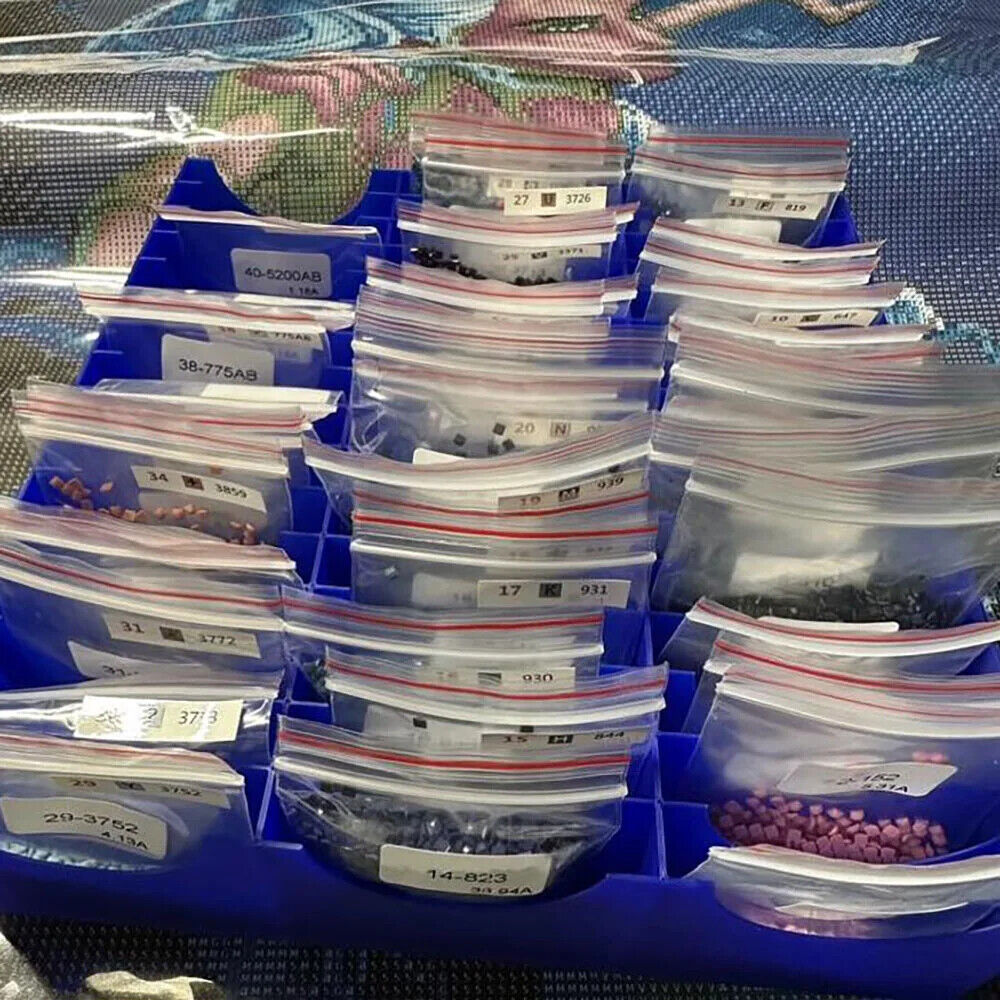 Grid Diamond Painting Bag Storage Box Diamond Tray Diamond Painting