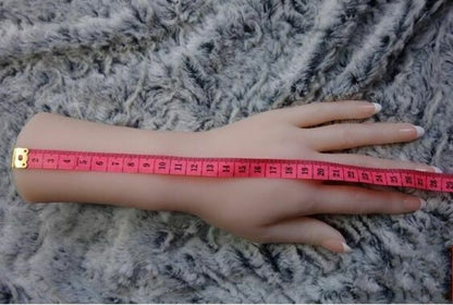 Women Real Hand Mannequins Body Nail Finger Manicure Jewelry Model Plastic 28cm