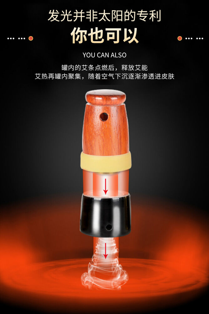Facial Bianstone Moxibustion Pot Moxa Mugwort Tool Massage Apparatus Wormwood 艾灸