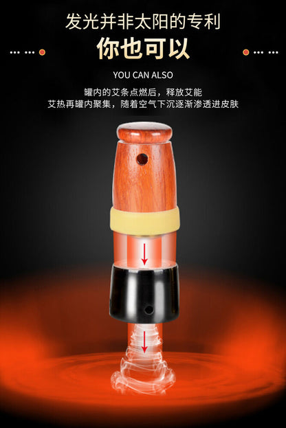 Facial Bianstone Moxibustion Pot Moxa Mugwort Tool Massage Apparatus Wormwood 艾灸