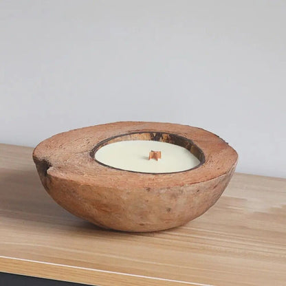 Natural Coconut Shell Bowls Multi-Purpose Decorative Handmade Storage 16x16x12cm