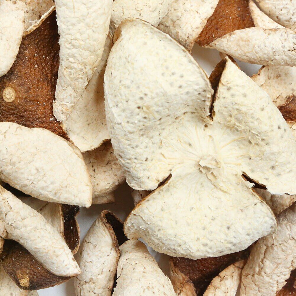 2019 XinHui "Chen Pi" TianMa Producing Area Half Red Dried Tangerine Peel 50g