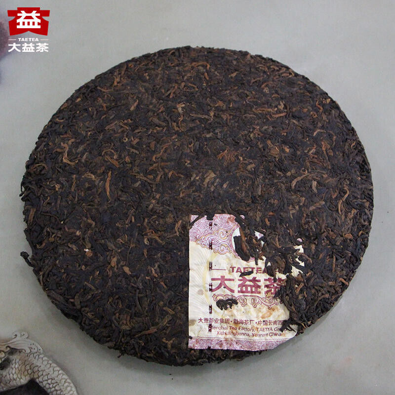 2010 TAETEA Menghai 7572 Ripe Pu'er Chinese Tea Dayi Shu Puer erh Cake tee,357g