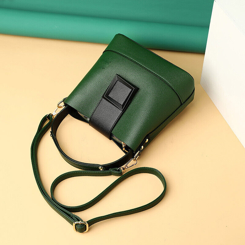 Women's Leather Handbags Shoulder Messenger Satchel Tote Crossbody Bags Purse
