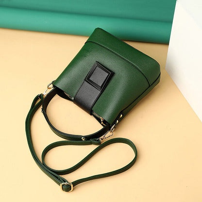 Women's Leather Handbags Shoulder Messenger Satchel Tote Crossbody Bags Purse