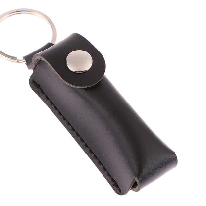 USB Case Protective Bag Portable Pocket Leather Key Ring For Usb Flash Drive
