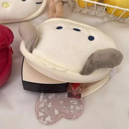 HelloKitty Plush Makeup Bag Zero Wallet Cartoon Cute Girl Storage Bag