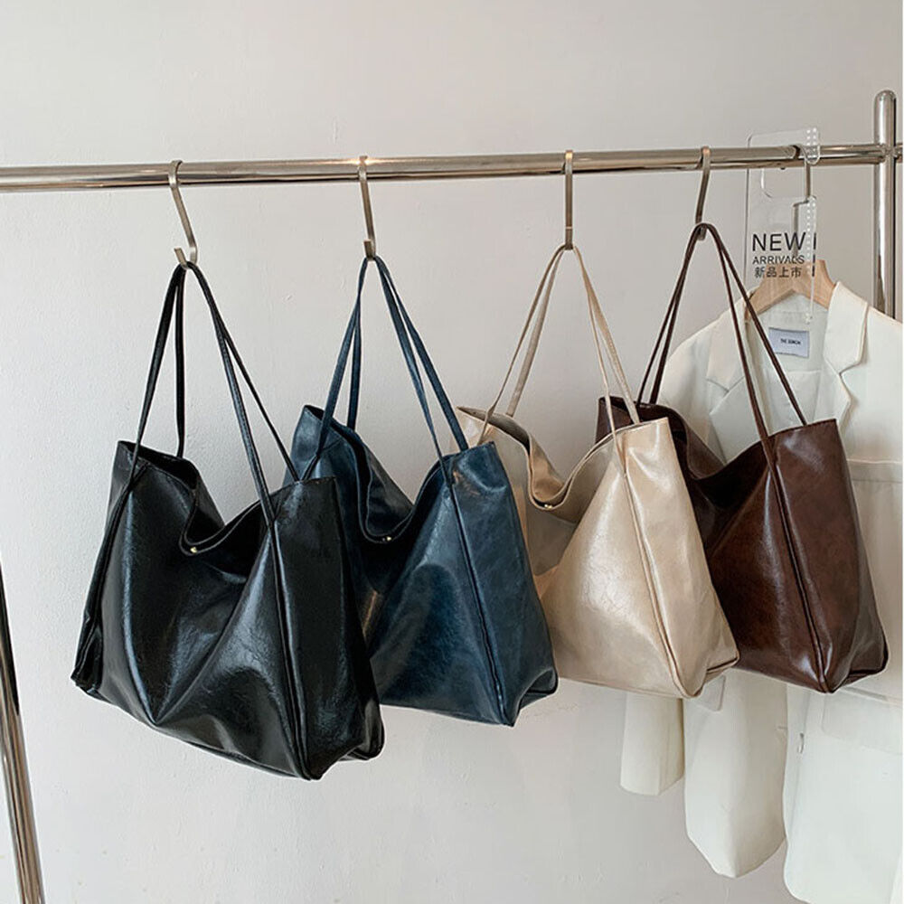 Large-capacity Soft Leather Shoulder Bag Tote Bag Bucket Bag Messenger Bag