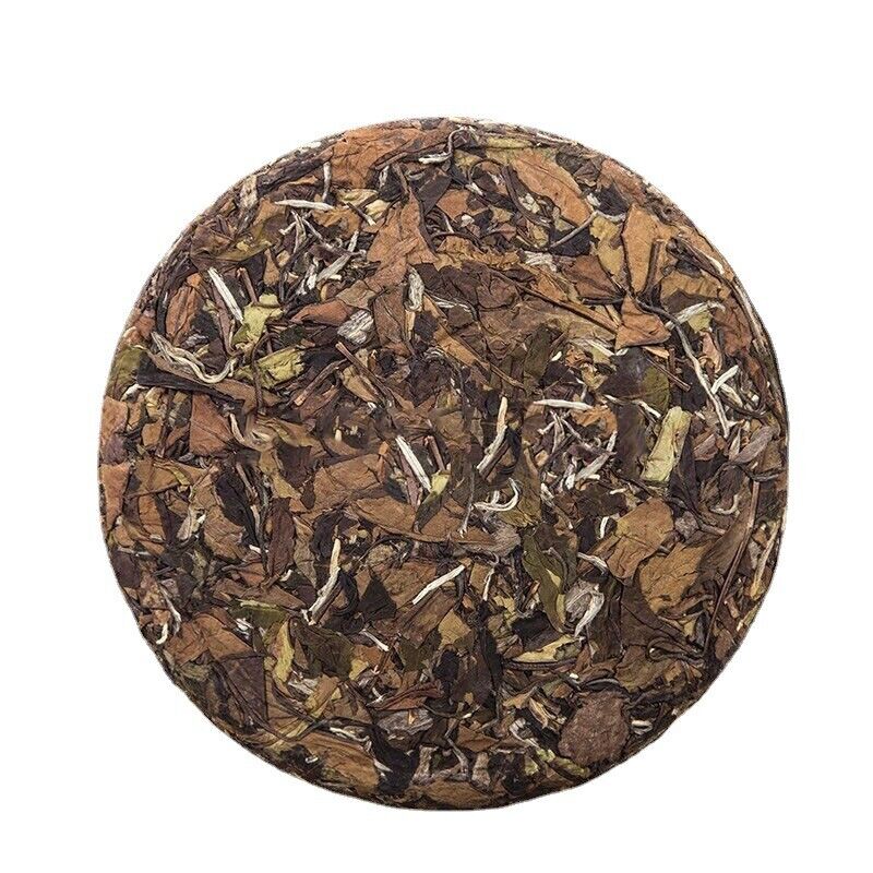 350g Shou Mei cake Fuding old white tea aged sun white tea