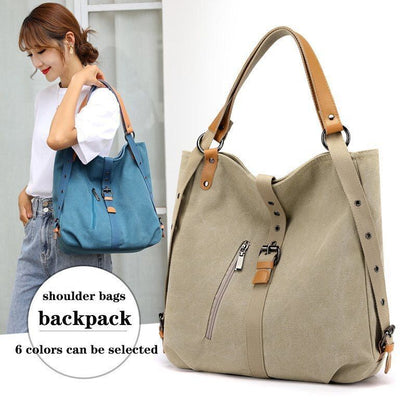 Canvas Shoulder Purse Crossbody Bag Travelling Handbags Polyester Blue/Red/Black