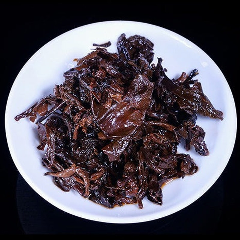 250g Menghai Ripe Pu-erh Tea Brick Date Fragrance Cooked Tea Chinese Puerh Tea