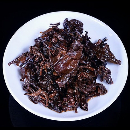 250g Menghai Ripe Pu-erh Tea Brick Date Fragrance Cooked Tea Chinese Puerh Tea