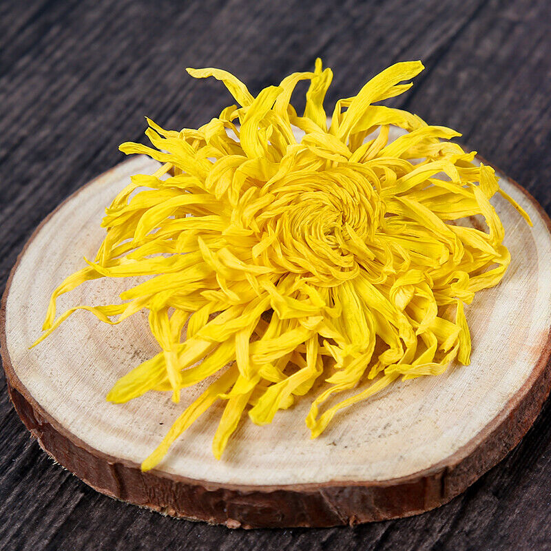 Organic Golden Chrysanthemum Tea Jin Si Huang Ju Fragrant Flowers Herbal Tea