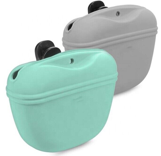 Safe Silicone Dog Treat Bag Pouch For Dog Walks Belt Custom Dog Treat Bags