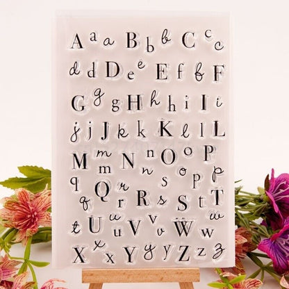 Alphabet Stamps Silicone Clear Seal DIY Scrapbooking Embossing Photo Album Decor