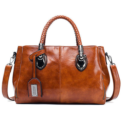 Women's Ladies PU Leather Handbags Shoulder Tote Bag Purse Crossbody Handbag