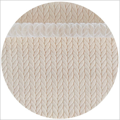 Rolling Pins Acrylic Knitted Pattern Fondant Cake Rollers Baking Embossing Tools