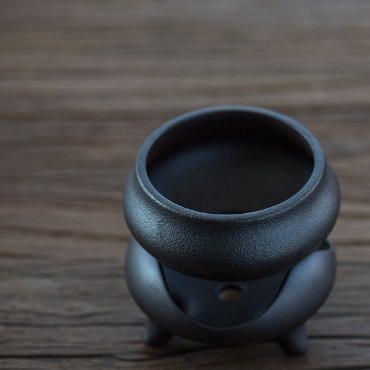 Black Ceramic Tea Strainers Accessory