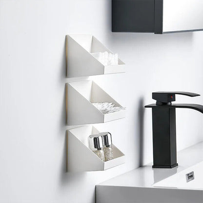 Storage Rack Wall Mounted Self Adhesive Shelf Bathroom Sundries Organizer Holder