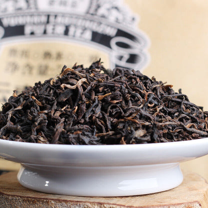 2021 YUNNAN LAOTONGZHI PU'ER TEA Loose Puer Tea Ripe 3rd Grade Haiwan Tea 500g