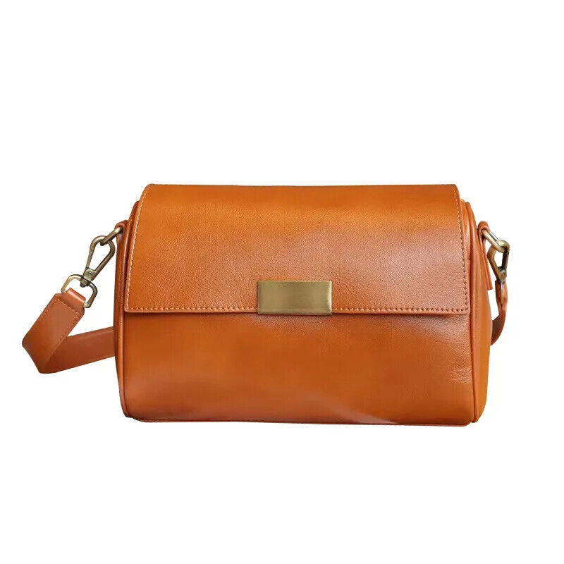 Women Versatile Cow Leather Shoulder Bag Ladies Crossbody Bag Layer Handbag