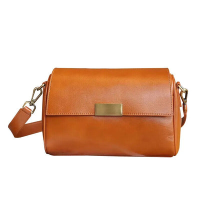 Women Versatile Cow Leather Shoulder Bag Ladies Crossbody Bag Layer Handbag