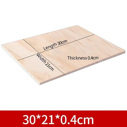 Basswood Plywood Multi Size Aviation Layer Board Plank Unfinished Wood Materials