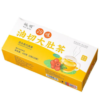 100g 29 Flavors Oil-cut Potbelly Tea Ingredients Combination Non-fat Stream Tea
