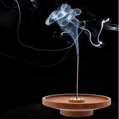 Handmade Wooden Incense Holder Tray for Sticker Home Decoration Meditation Set