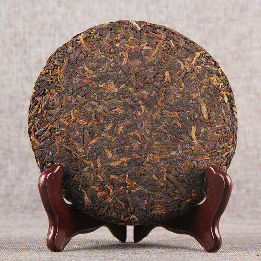 200g Classic Pu-Erh Tea Yunnan Menghai Ripe Pu'er Tea Cake Chinese Slimming Tea