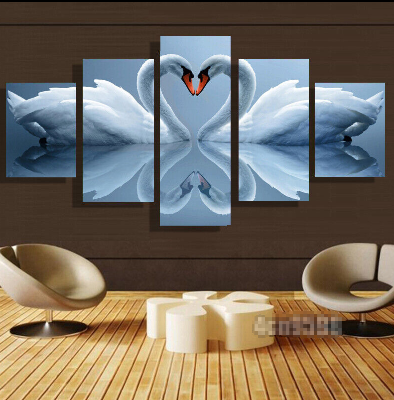 Beauty Salon Nail Foot Pedicure 5 Piece canvas Wall Art Print Poster Home Decor