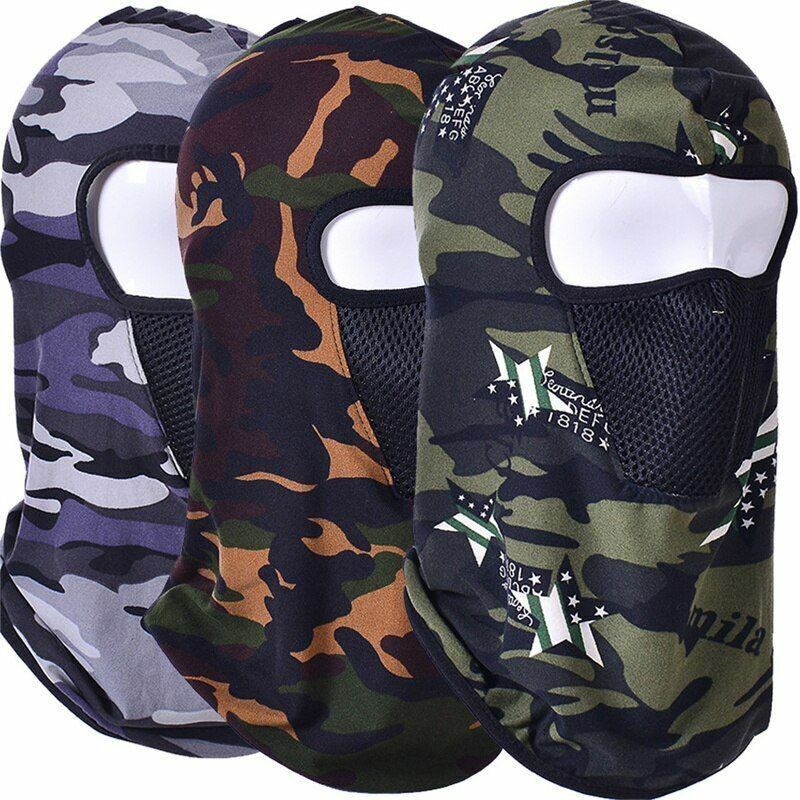 Full Face Cover Balaclava Hat Tactical Winter Cycling Sun Protection Scarf Warm
