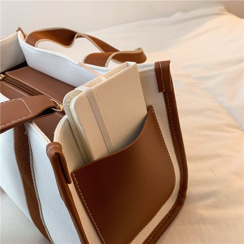 Canvas Shoulder Bag Tote Ladies Shopper Handbag Female Crossbody Bag