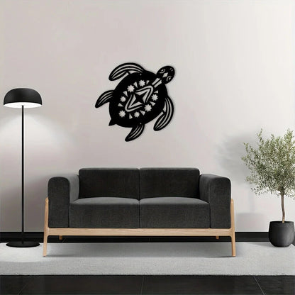 Coastal Baby Turtle Ocean Beach Metal Wall Art,Metal Art Interior Decoration