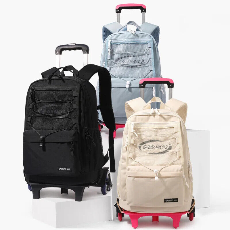 Children Backpack School Bag Girls Wheeled Backpack Bag Backpack Travel Bag