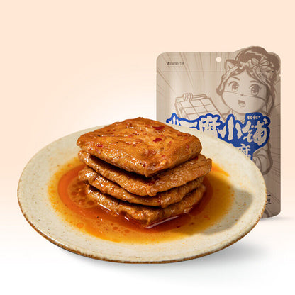 三只松鼠捞汁豆腐香辣味120g*2袋解馋豆腐干豆制品网红零食 Three Squirrels Tofu with Spicy Flavour 120g*2bag