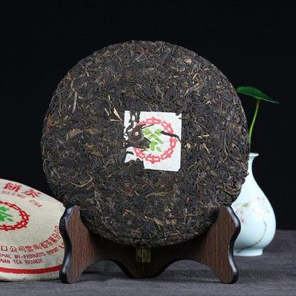 [Damaged Broken Packaging] 2003 Zhong Cha Yunnan Chi Tse Puer Pu'er Tea Raw 357g