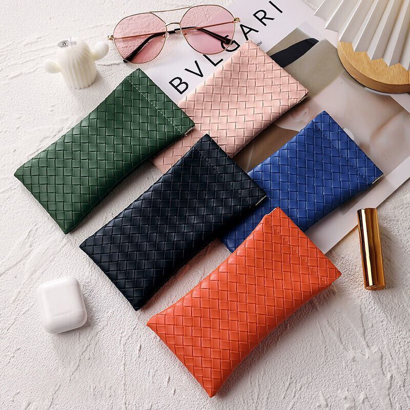 Woven Glasses Storage Bag Glasses Pouch Sunglasses Box Eyewear Protective Cover