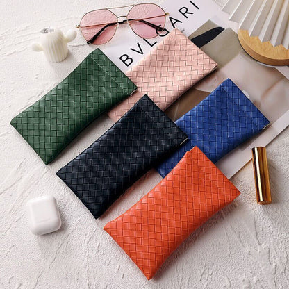 Woven Glasses Storage Bag Glasses Pouch Sunglasses Box Eyewear Protective Cover