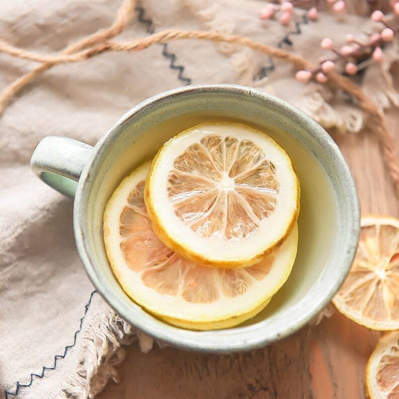 Natural Dried Lemon Slices Dehydrated Lemon Wheels Natural Healthy Tea