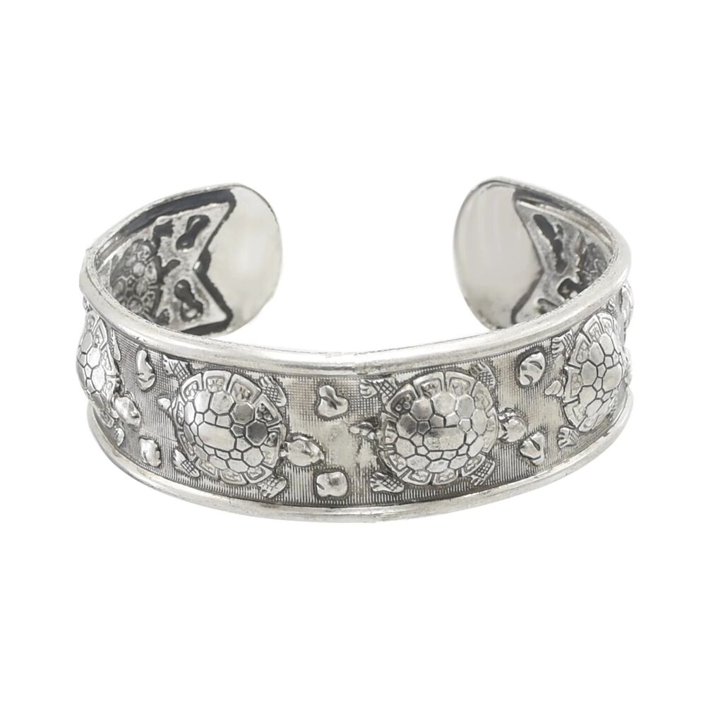 Women Bracelets Zinc Alloy Vintage Tibetan Silver Carved Pattern Fashion Jewelry