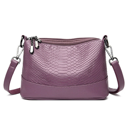 Mom Bag Shoulder Messenger Bag Multilayer Soft Leather Bag Satchel Wallet