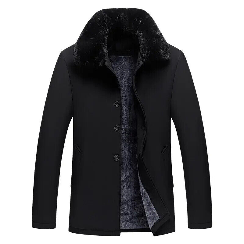 Men Streetcoat Cotton Coat Jacket Winter Coat Fur Men Winter Coat Men's