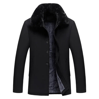 Men Streetcoat Cotton Coat Jacket Winter Coat Fur Men Winter Coat Men's