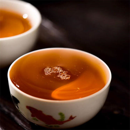 357g Yunnan Pu'er Tea Cake Early Spring Brown Mountain Seven Seeds Cake Raw Tea