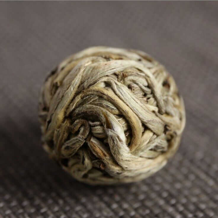 Da Bai Hao Ball-Shaped Bai Hao Yin Zhen Handmade Silver Needle Pearl White Tea