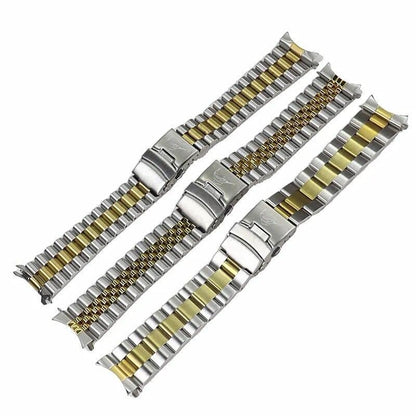 Diving Steel Metal Watch Strap Fit For Casio Duro MDV107-1A MDV106-1A Wristband